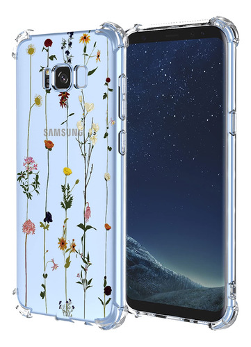 Funda Para Galaxy S8 Plus Sm-g955u Transparente Acabado Suav