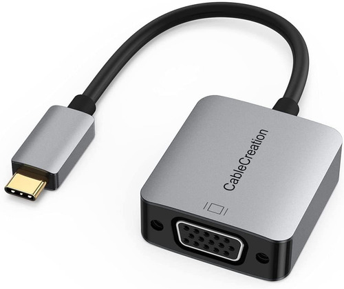 Adaptador Cablecreation Usb C A Vga 1080p