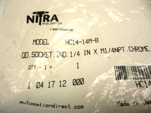 New Sealed Mixed Lot Of 24 Nitra Hc14-14m-b Hcp14-14m-m Ccc