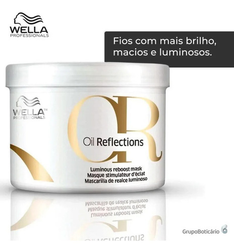 Wella Professionals Oil Reflections - Máscara Capilar 500ml