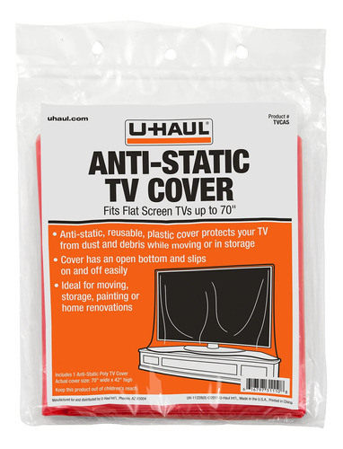 Cubierta Antiestática Para Tv De U-haul (se Adapta A Pantall