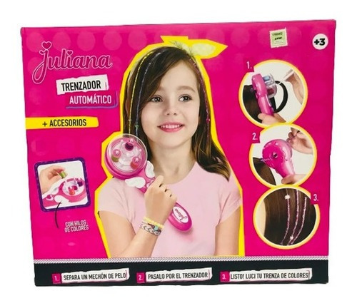 Imagen 6 de 6 de Trenzador Automatico Con Accesorios Juliana Orig. Sisjul031