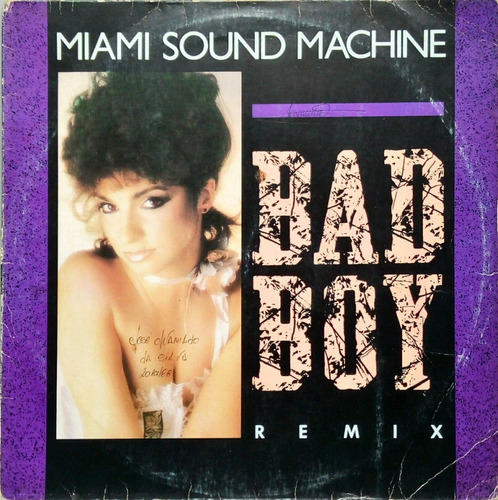 Miami Sound Machine Lp 1986 Single Bad Boy Remix 14372