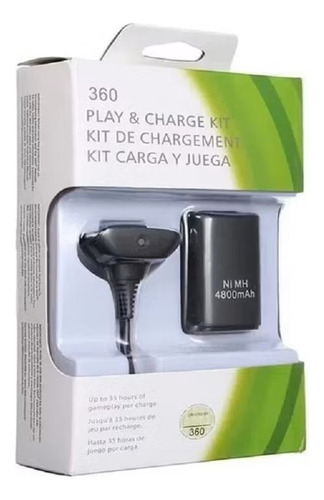 Kit Carga Y Juega Xbox 360 Envio Gratis