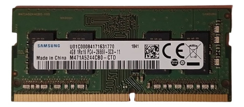 Memoria Samsung Ram Sodimm Ddr4 4gb 2666mhz Open Box