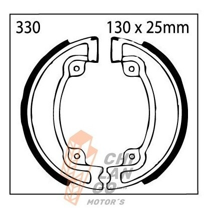 Balata De Tambor Para  Honda Cr 480 Rc 82