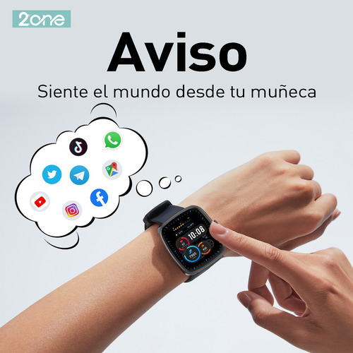 2one S01 Smartwatch 1.83in Reloj Inteligente Mujer/hombre