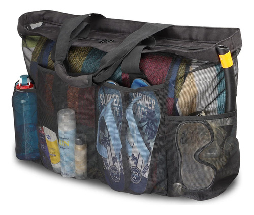 Bolsos Y Totes De Playa De Malla Xl Gotdya,bolso De Playa Ex