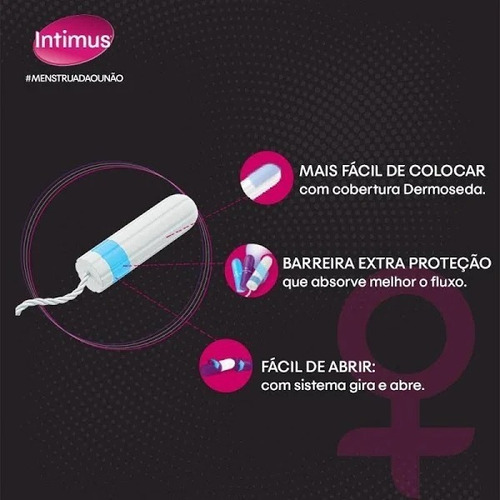 Intimus Absorvente Interno Discreto Mini Com 16 Unidades