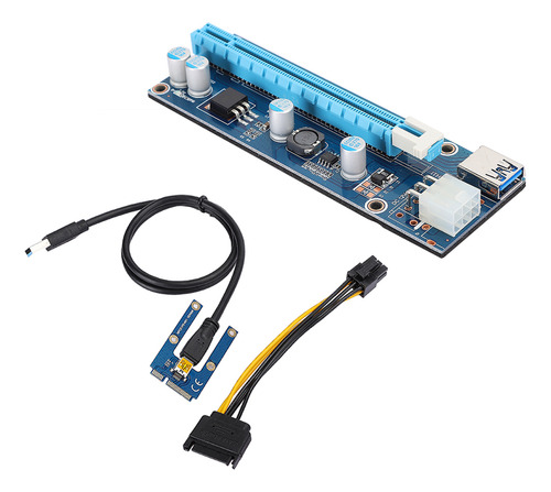 Adaptador Elevador Extensor Mini Pci-e A Pci Express16x Con