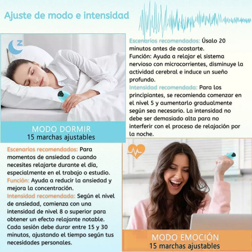 Neurocontrol Ansiedad Dormidreams Insomnio Electro Pulsation