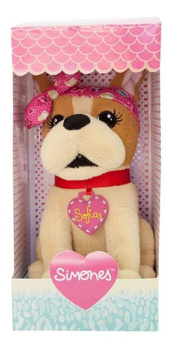 Peluche Perrita Sofia 22cm Simones Juego Juguete Perro Perra