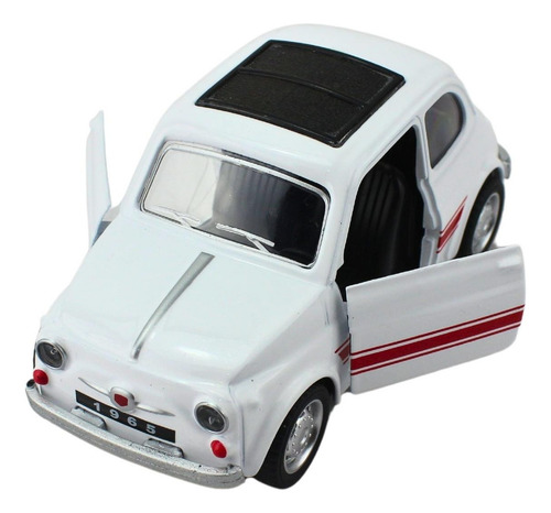 Miniatura Carrinho De Ferro Fusca Mini Fusquinha Brinquedo Cor Branco