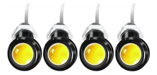 Kit 4 Led Luz Grade Universal Amber Branco Mitsubishi Tr4 Io