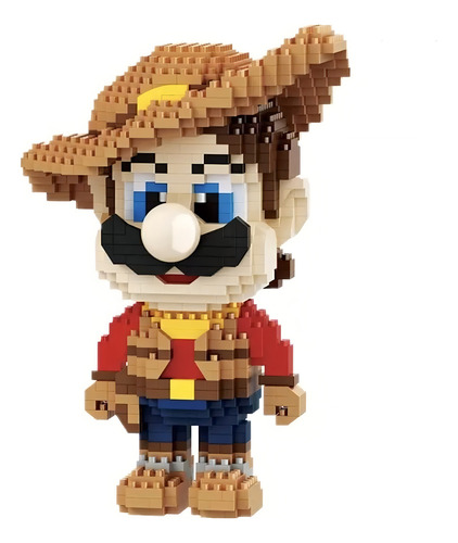 Mario Bross Vaquero Bloques Armables 950 Pcs
