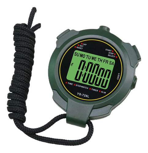 Cronómetro Digital Temporizador Fecha Reloj Electrónico