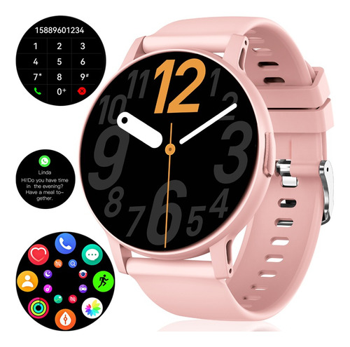 Smart Watch  Mujer Moda Casual Bluetooth Llamda Reloj