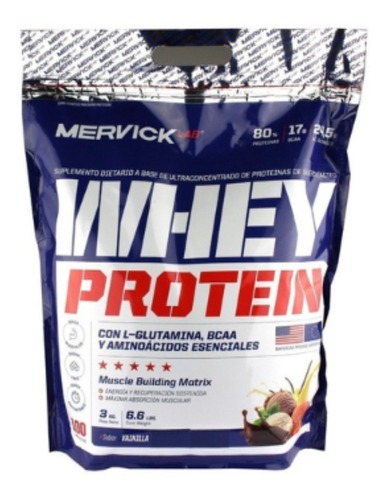 Whey Protein X 3, 0 Kg - Mervick - Proteina