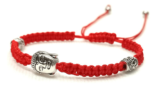 Pulsera Artesanal Hilo Rojo Con Dije Buda | Bisutería Lola