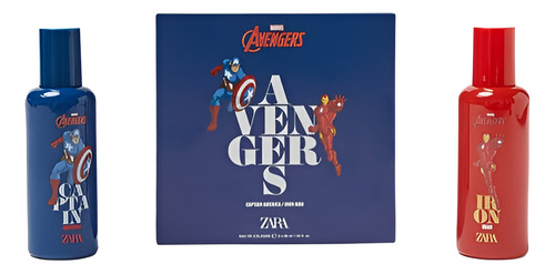 Perfume Zara Capitan America + Iron Man Niño Set 2x1