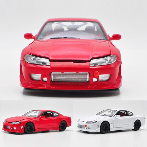 1:24 1999 Nissan S-15 Modelo De Coche Antiguo Colección De J