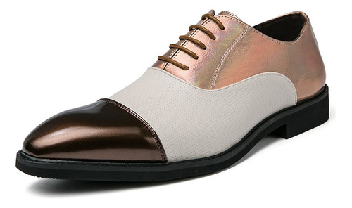 Zapatos Oxford Para Hombre Zapatos Formales De Cuero [f]