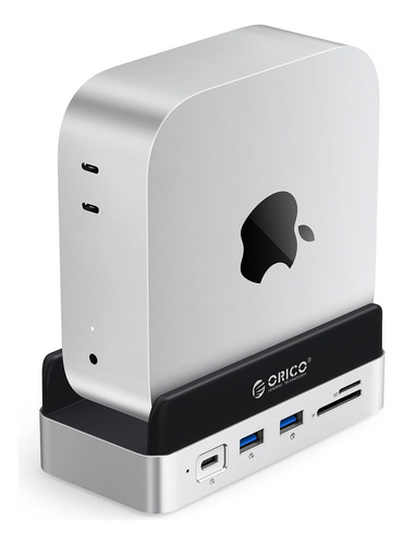 Dock Stand Orico Minidock Mac Mini M4 Hub De Aluminio 10 En