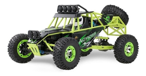 Buggy de controle remoto WLtoys  12428 1:12 preto/verde