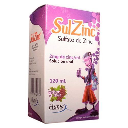 Sulzinc 2mg/ml Frasco X 120 Ml