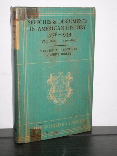 Speeches Documents American History 1776 1815 En Inglés