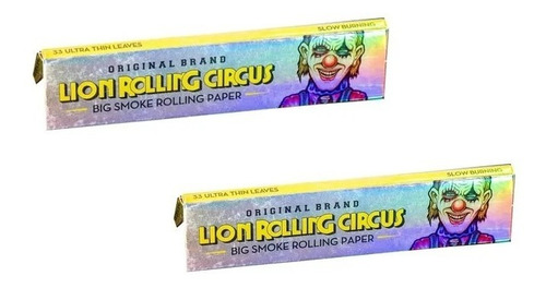 Lion Rolling Circus Papel Para Armar Silver King Size X2