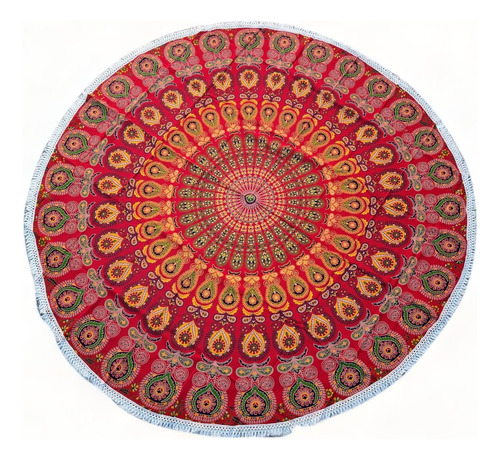 Manta Mandala Circular  Playera Redonda Mundo Hindu Belgrano