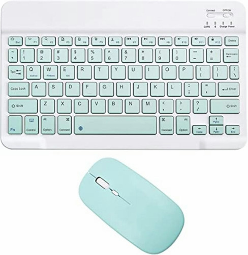 Imagen 4 de 10 de Kit De Teclado Bluetooth Con Ratón Soporte Teléfono/tablet