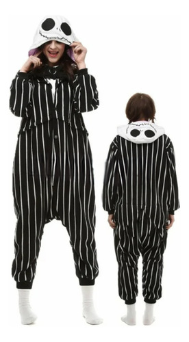 Pijama Mameluco Disfraz Calavera Pijamas Niños