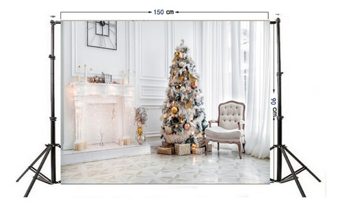 Xing Fondo Fotográfico De Árbol De Navidad De 5 X 3 Pies,