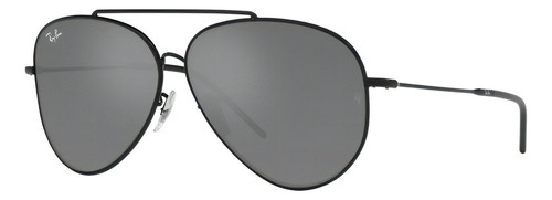59 - Plateado - Lentes De Sol Aviator Reverse Plateado Ray-b Color Gris Color del armazón Negro