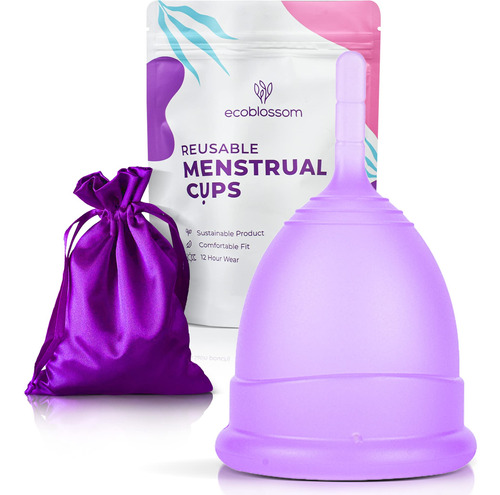 Ecoblossom Kit De Copa Menstrual  Tampon, Almohadilla Y Dis