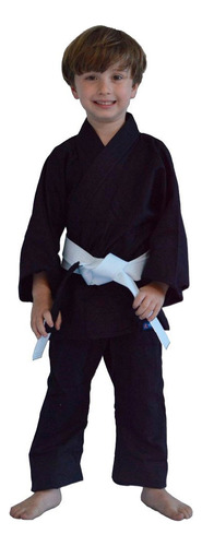 Kimono De Judô E Jiu Jitsu Infantil Torah Preto