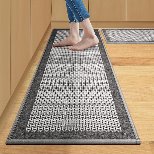 Alfombras De Cocina Y Esteras Non Slipd Washable 2pcs Absorb