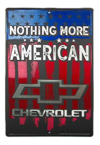 Chevrolet Nothing More American  L Sign  Decoración De...