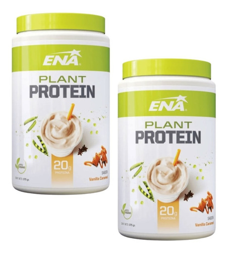 2x1 Plant Proteina Vegana Ena 375gr Saborizada Sin Lactosa