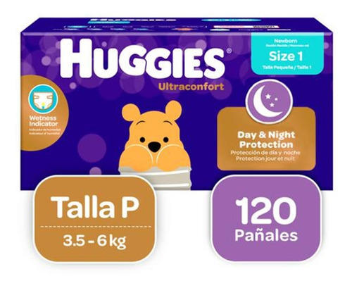 Pañales Huggies Etapa 1 X 120 - Unidad a $985