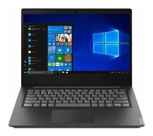 Notebook Lenovo IdeaPad S145-14AST  negra ónix 14", AMD A4-Series 9125  4GB de RAM 500GB HDD, AMD Radeon R3 1366x768px Windows 10 Home