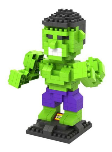 Bloques De Contruccion Mini Loz 9451 Super Heroe Hulk Marvel