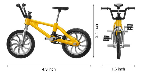 12 Piezas De Bicicletas De Dedo Mini Deportes Extremos De Me