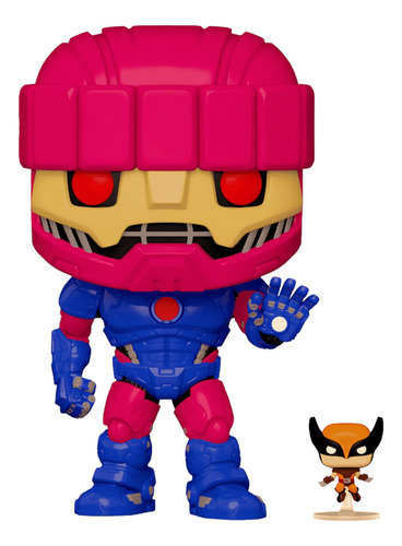 Funko Pop! X-men Sentinel With Wolverine Exclusive 