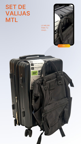 Set 3 Valijas Rigidas Expandibles 8 Ruedas Abs Candado Tsa