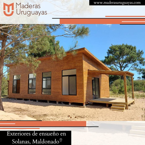 Cabañas Casas En Madera Decks Construcción Carpintero Piria.