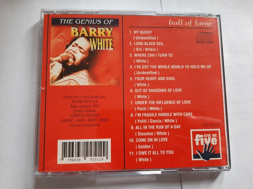 Barry White - The Genius Of Barry White - Cd 