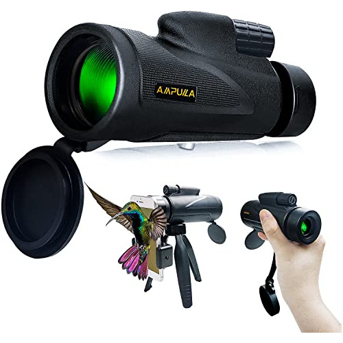 Monocular Telescopio 12x50, Mini Telescopio De Zoom Imp...